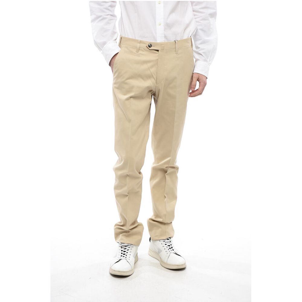 

Узкие брюки-чинос с карманами на молнии Corneliani, Beige