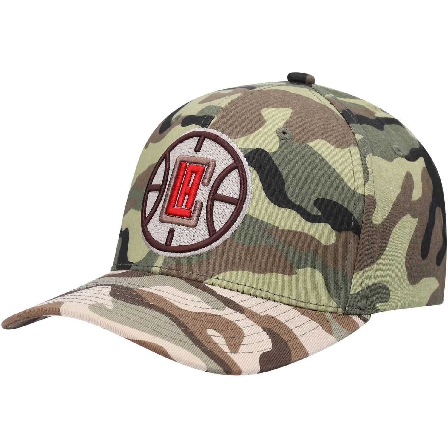 

Мужская кепка Mitchell & Ness Camo LA Clippers Woodland Desert Snapback