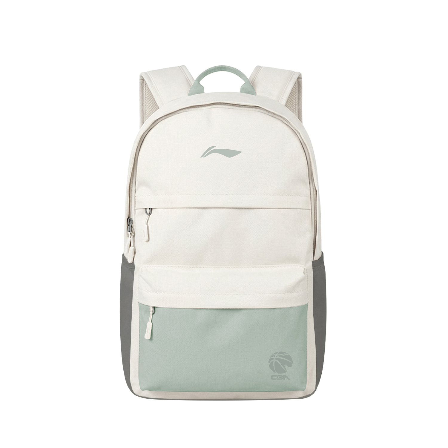 

Рюкзак Li-Ning из полиэстера обычный женский серо-зеленый