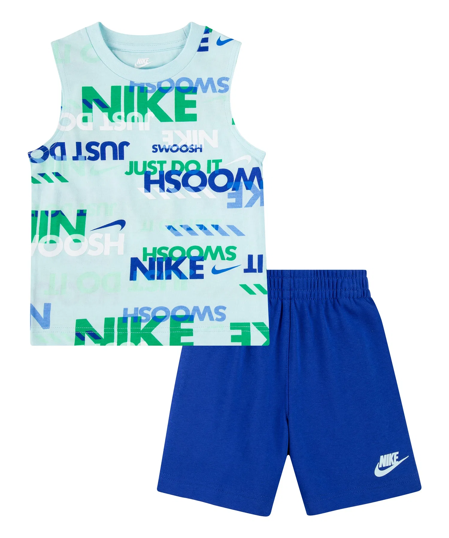 【NIKE】NKB B NSW PE AOP КОМПЛЕКТ МАЙКИ И ШОРТОВ / Майка и шорты / Комплект из двух предметов / Детский