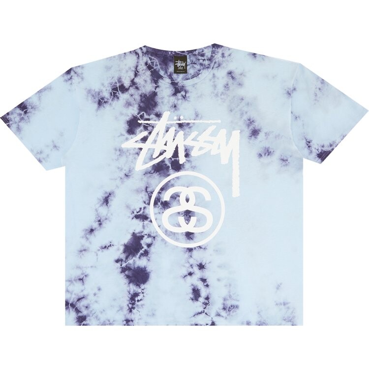 

Футболка Stussy Storm Stock LNK Tie-Dye 'Blue', синий