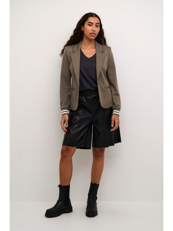 

Блейзер Kaffe, цвет major brown/chalk stripe