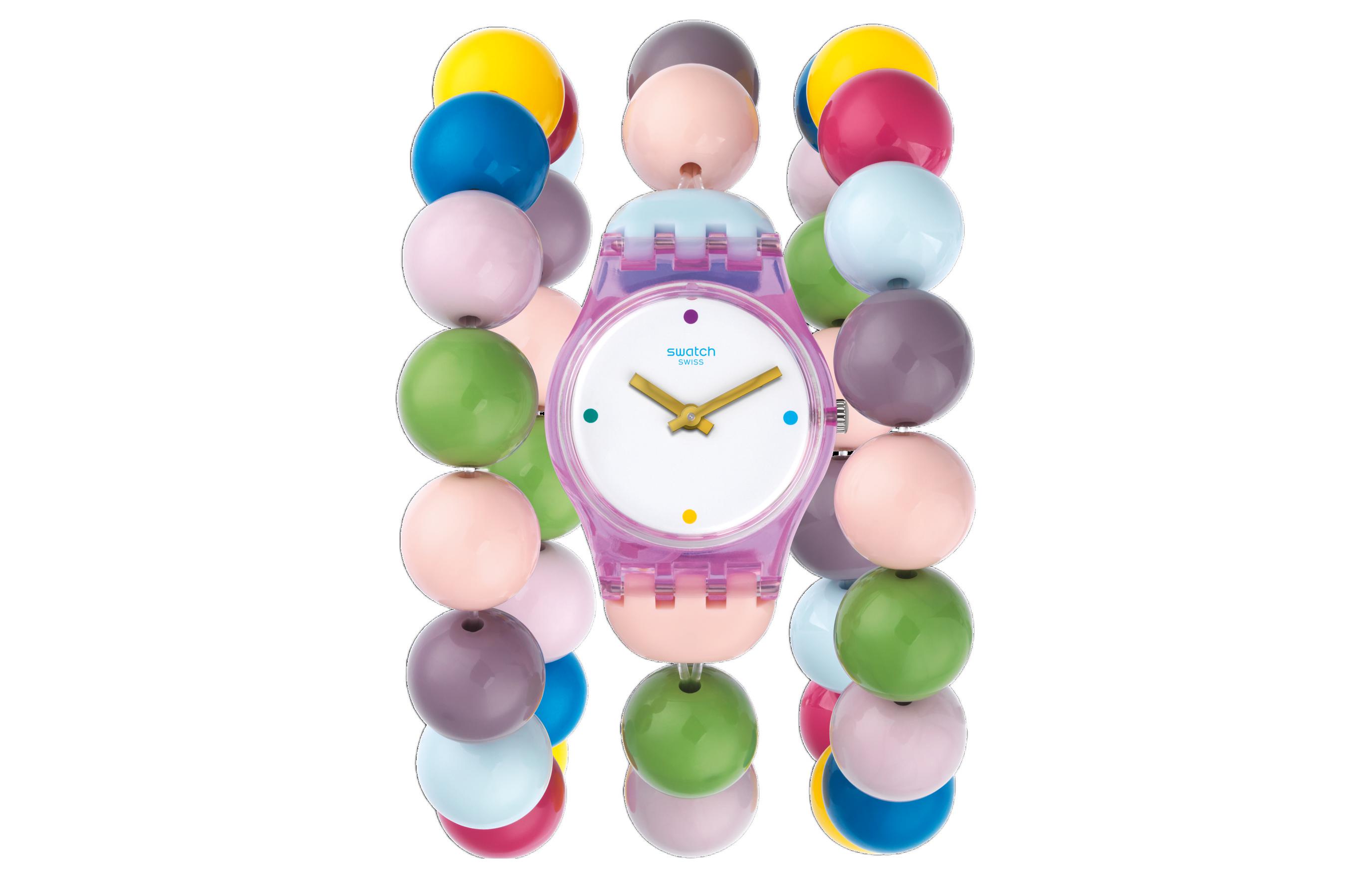 

Женские белые часы 25 мм LP148 SWATCH