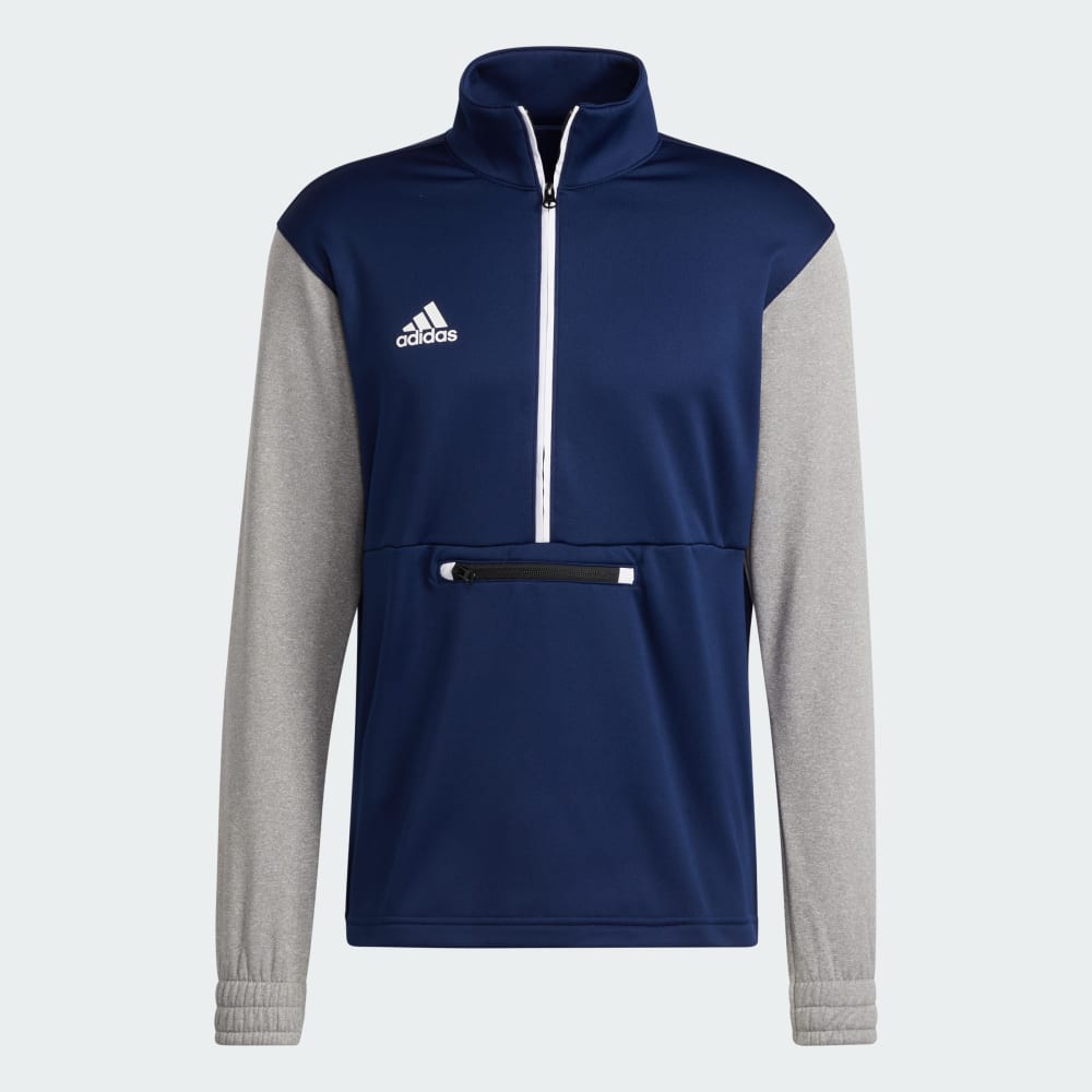 

Спортивная толстовка Adidas Team Issue Half-Zip Sweatshirt, цвет Team Navy/Medium Grey Heather/White