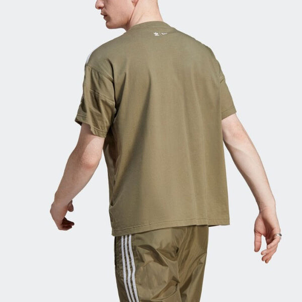 Футболка оригиналы adicolor parley футболка Adidas, зеленый — фото 3