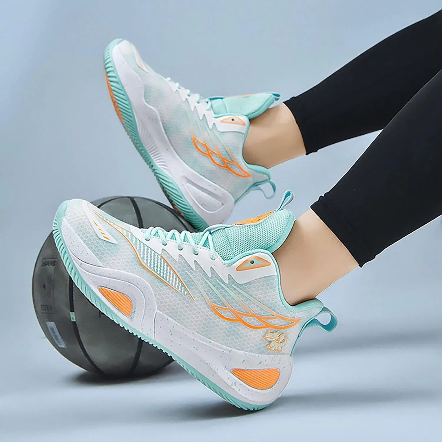 Кроссовки Herren Schuhe Modische komfortable Mesh-Sportschuhe für Alltag Freizeit Reisen - Sneaker für vielfältige Outdoor-Activitäten in legerem Stil Generisch, Grün — фото 2