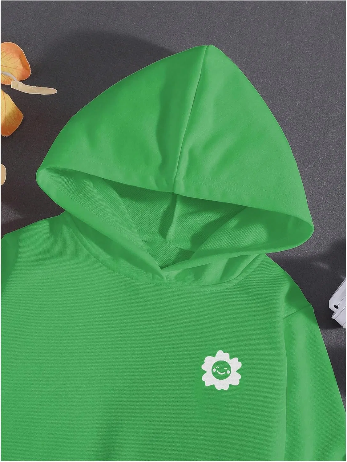 Детская толстовка с графическим принтом COZYEASE, Green — фото 3