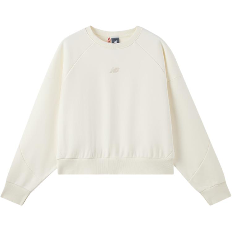

New Balance Свитшот женский Ivory White, Белый, New Balance Свитшот женский Ivory White