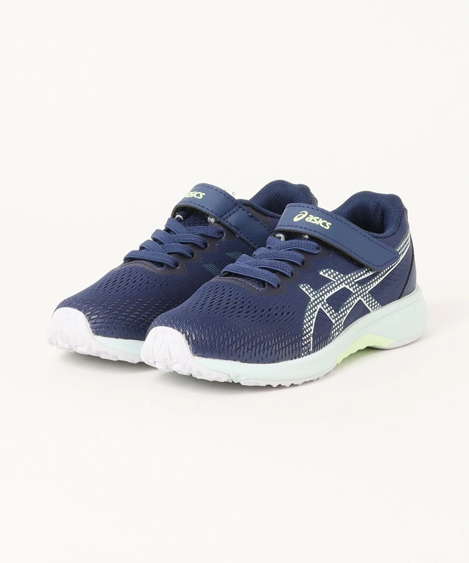 Детские кроссовки ASICS LAZERBEAM RJ-MG-GW для бега тёмно-синие