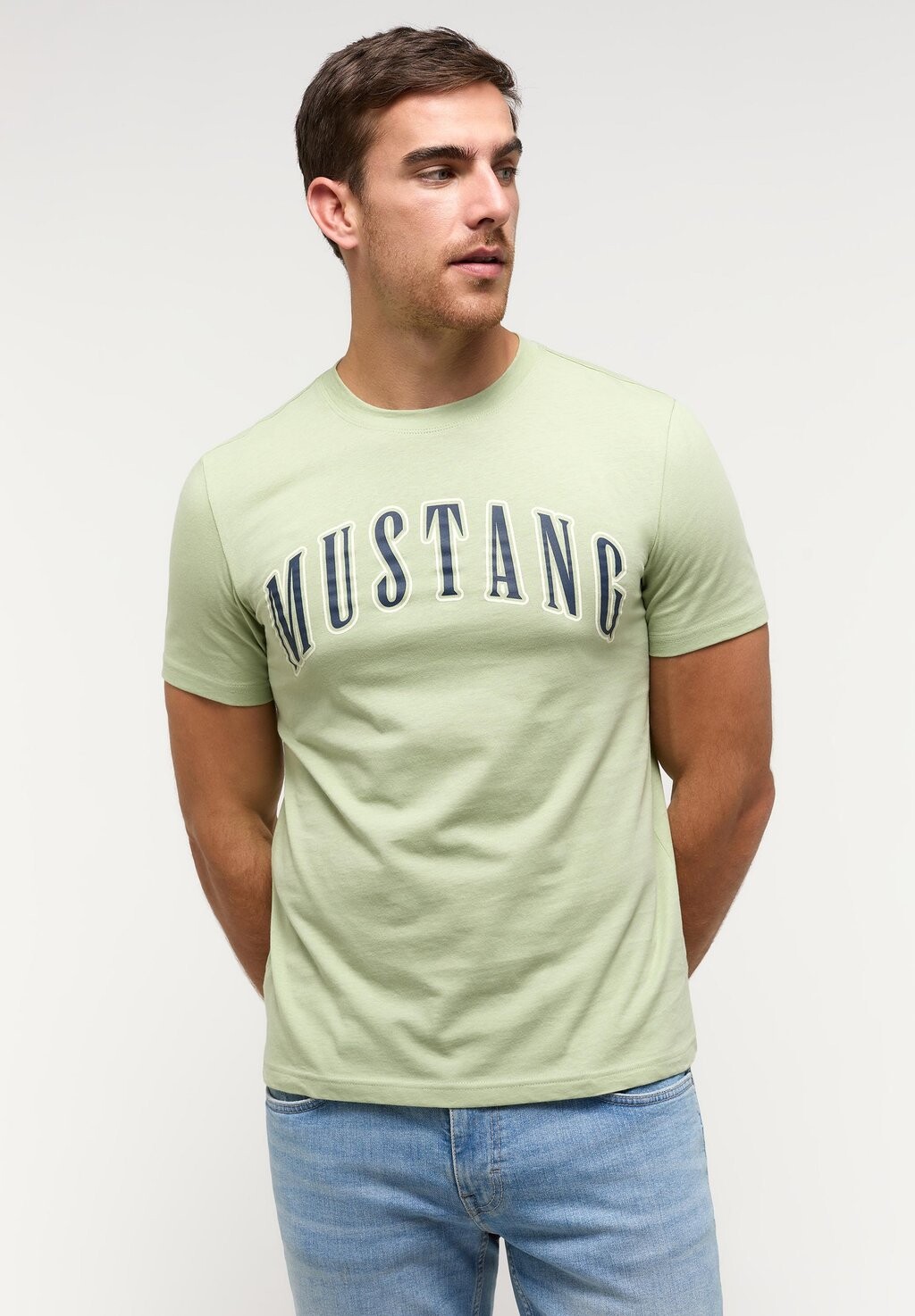 

Футболка с принтом Mustang, цвет grün