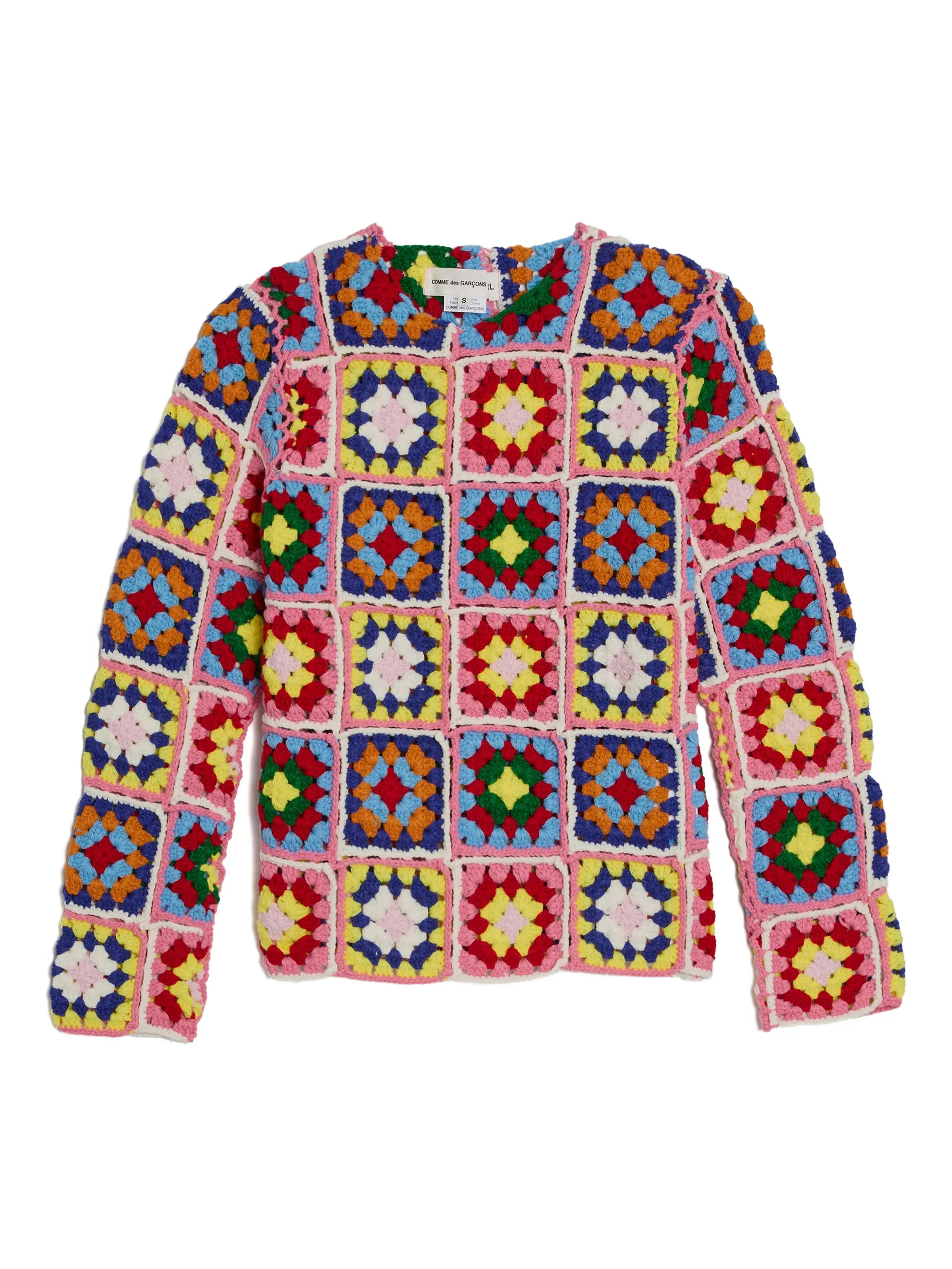 

Топ для вязания крючком Comme Des Garçons Girl, розовый