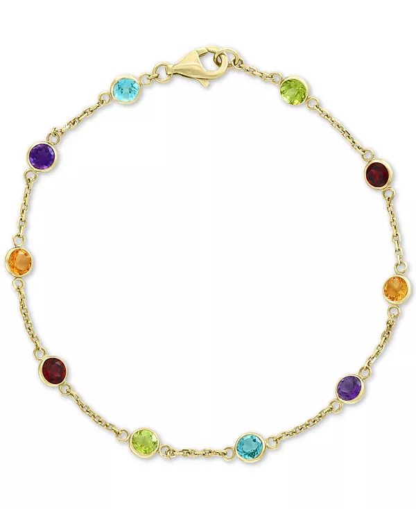 

Браслет Effy с несколькими драгоценными камнями (2-1/2 карата) из 14-каратного золота (также доступен из 14-каратного розового золота) Effy Collection, multi