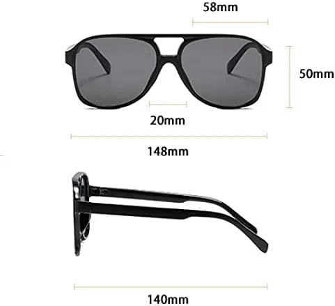 

Тенденции 2027 года: Солнцезащитные очки для женщин в винтажном стиле с двойной перемычкой, женские большие очки коричневого цвета, солнцезащитные очки MTZJH, Cream