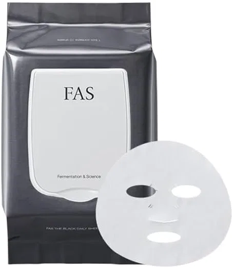 Эссенция — Тканевая The Black Daily Sheet Mask, No Brand, , черный