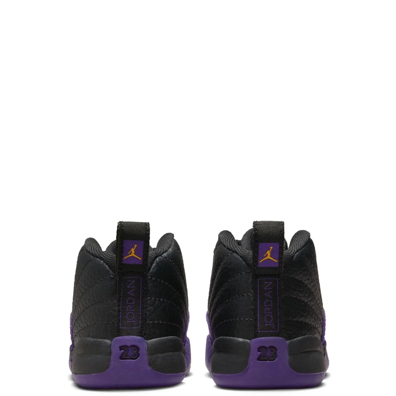 Кроссовки Air Jordan Retro 850000-057, черные с фиолетовыми вставками, HTAT101 — фото 4