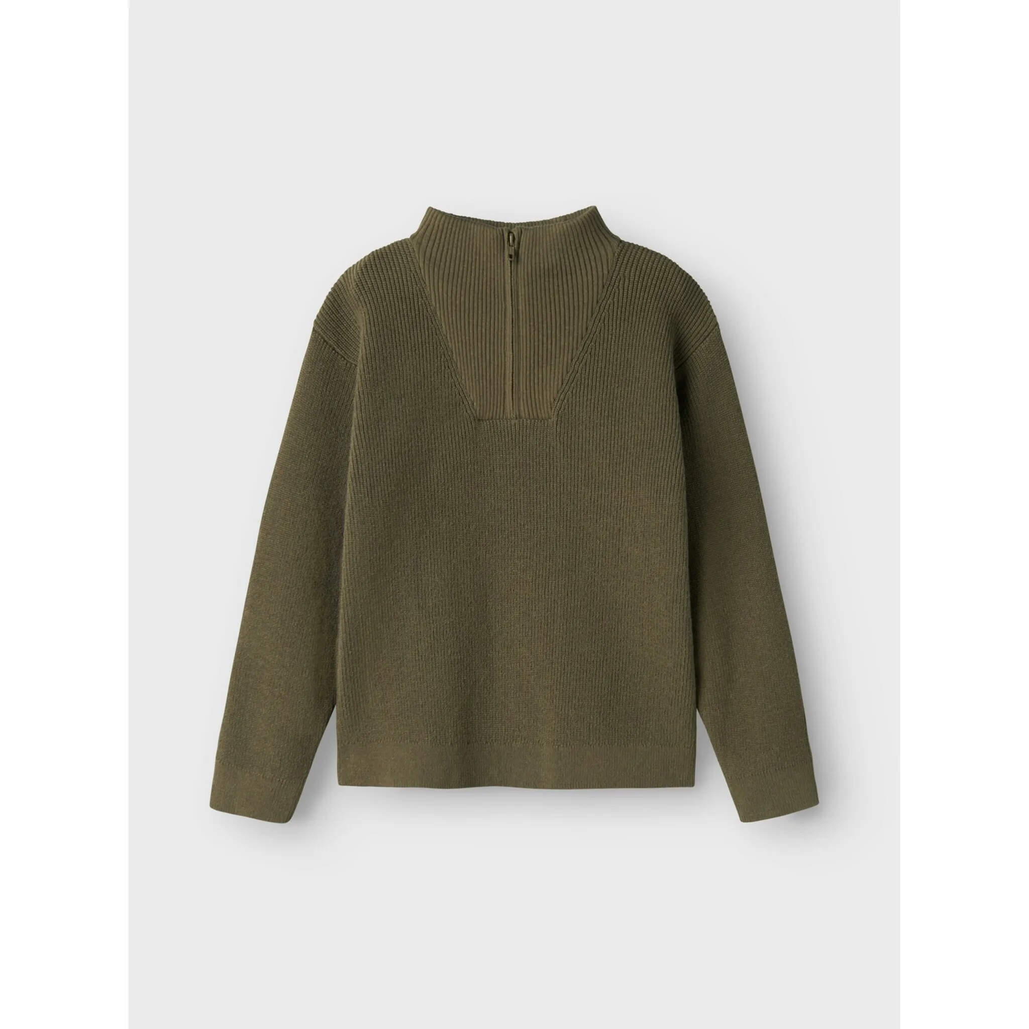 Название It вязаный свитер «NKMNESOLLE LS KNIT NOOS» Name It, цвет Tea Leaf — фото 4