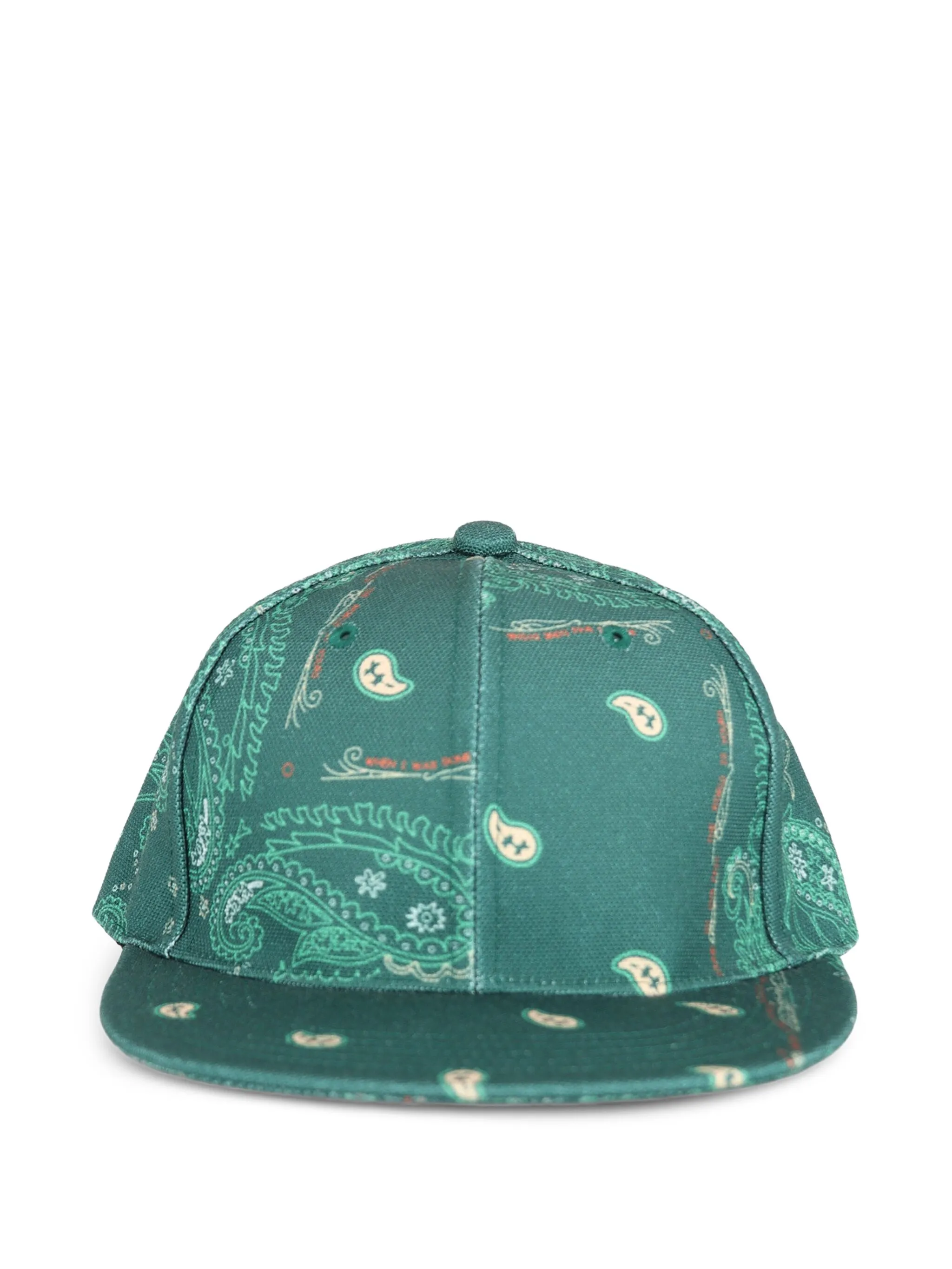 

Бейсболка с принтом пейсли The World Is Yours, зеленый