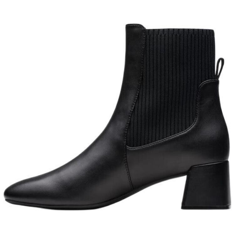 Ботинки женские Clarks классические на каблуке, черный