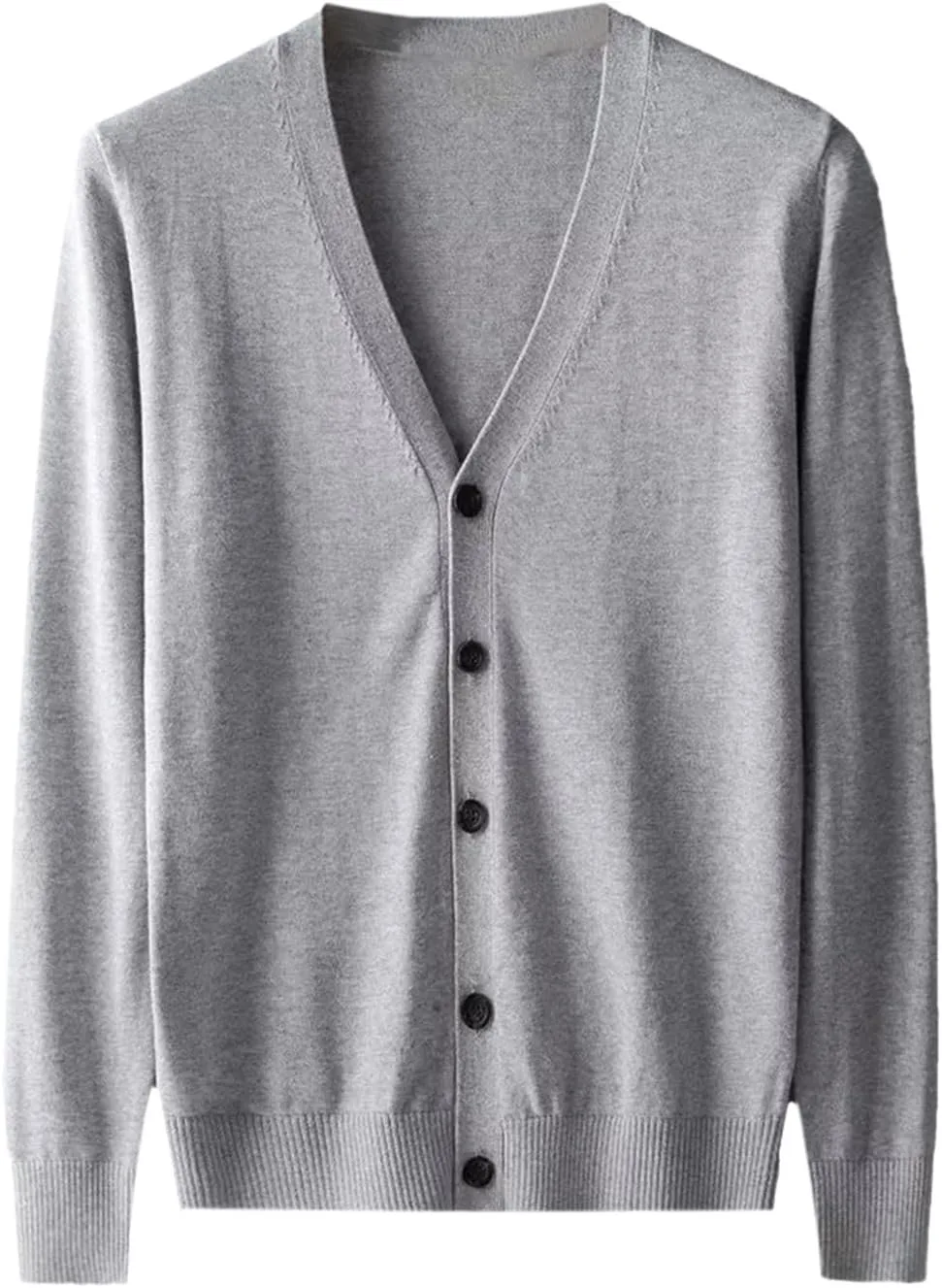 

Мужской кардиган V-образным вырезом, свободный, на пуговицах Tthxqing