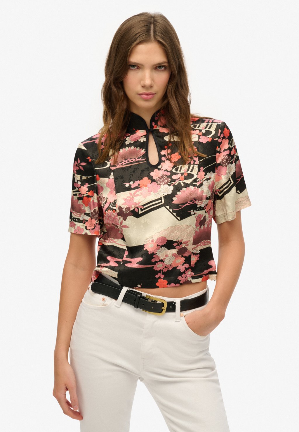 

Блуза Superdry, розовый