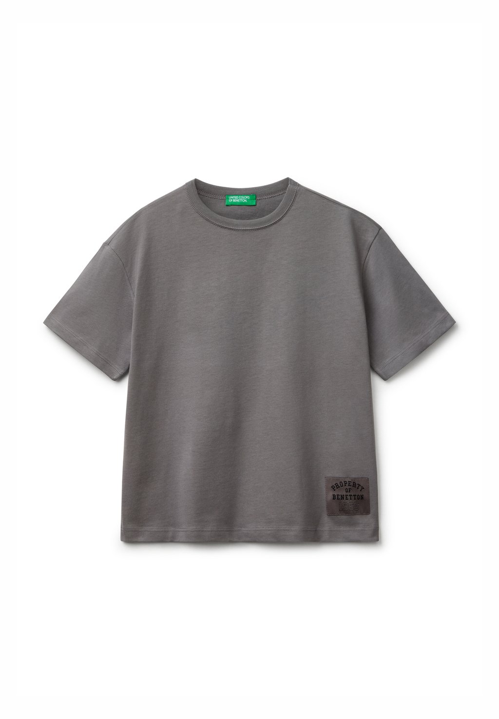 

Футболка с принтом WITH LOGO United Colors of Benetton, серый