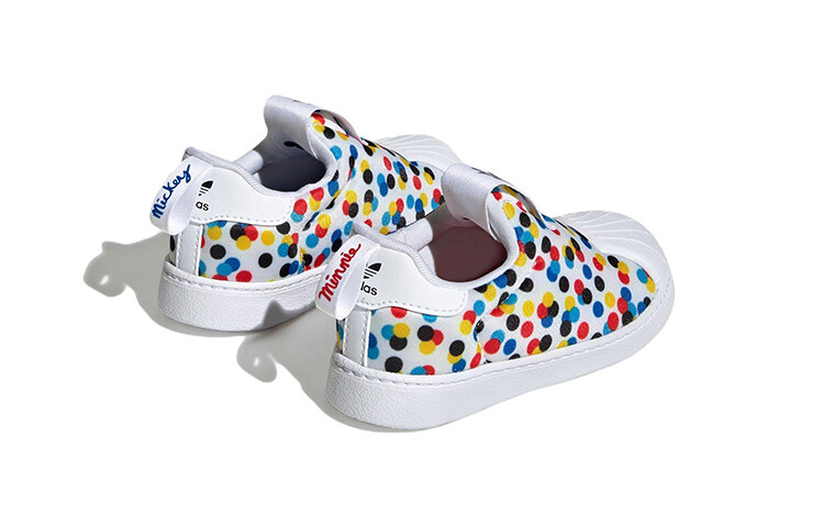 Кроссовки adidas originals Superstar Series Toddler Shoes TD Low-top White/Black/Red — фото 4