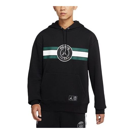 

Толстовка Men's Air Jordan Solid Color Pullover Hooded Long Sleeves Black, черный