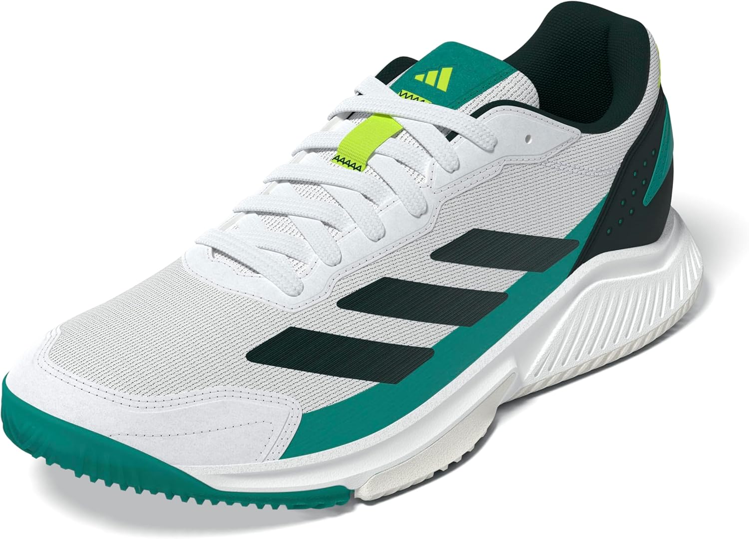Мужские кроссовки Adidas Courtquick Padel, White/White/Aurora Ivy