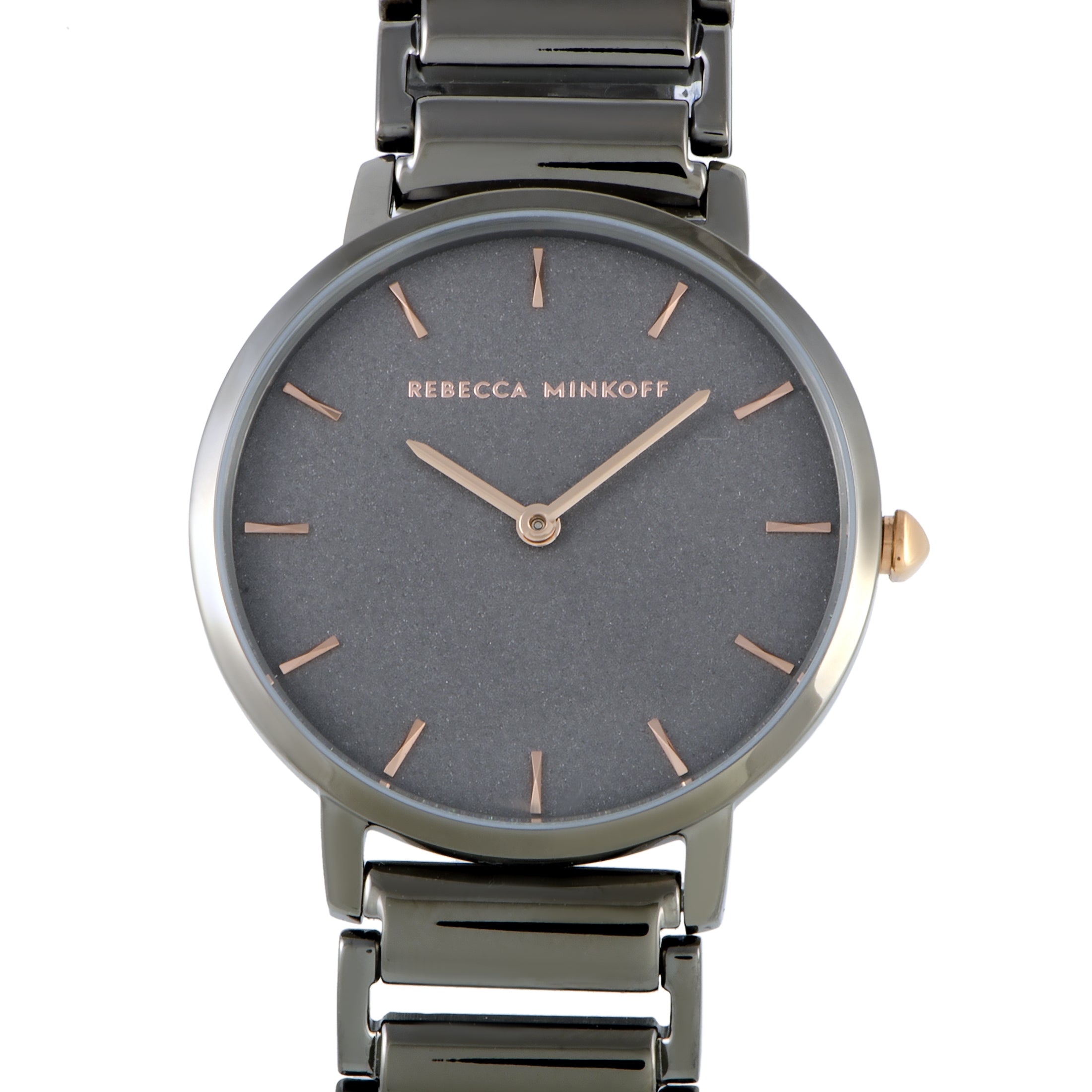 

Часы Rebecca Minkoff Major Gray с ионным покрытием 2200261, цвет multi