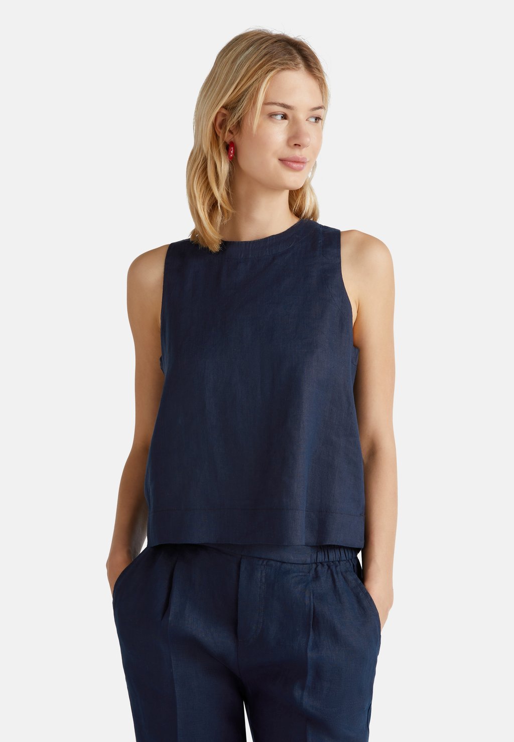 

Топ Blouse United Colors of Benetton, синий