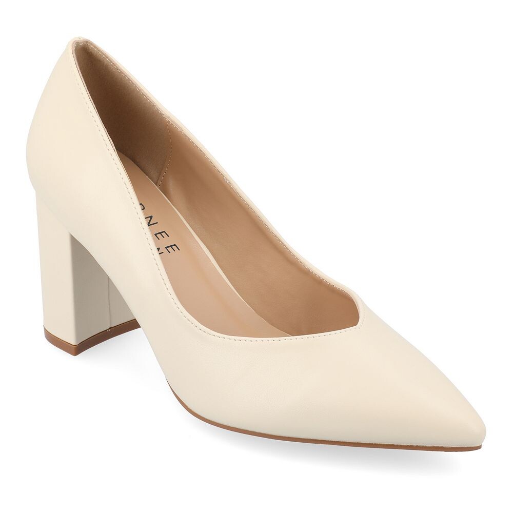 

Коллекция Journee Simonne Женские туфли супернатуральных оттенков Tru Comfort Foam Journee Collection, цвет Cream