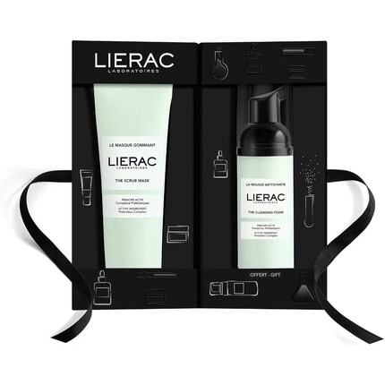 

Маска-скраб 75 мл и очищающая пенка 50 мл, Lierac