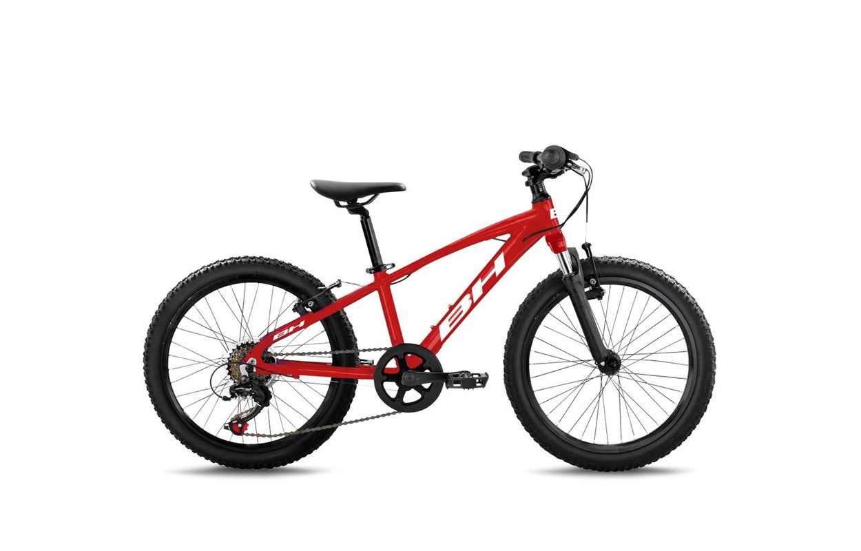 

Детский велосипед BH Expert Junior 20 Susp, красный-белый