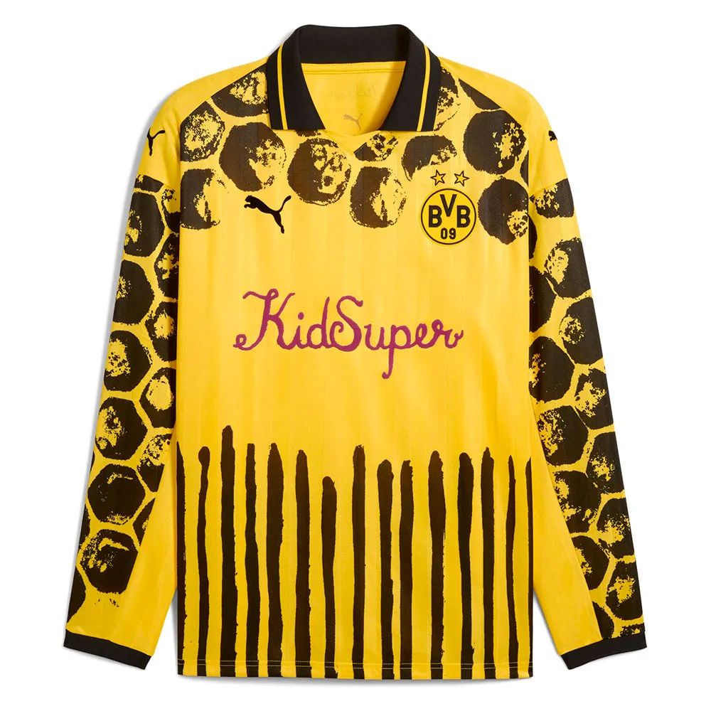 

Лонгслив Puma X Kidsuper BVB Borussia Dortmund Retro, желтый
