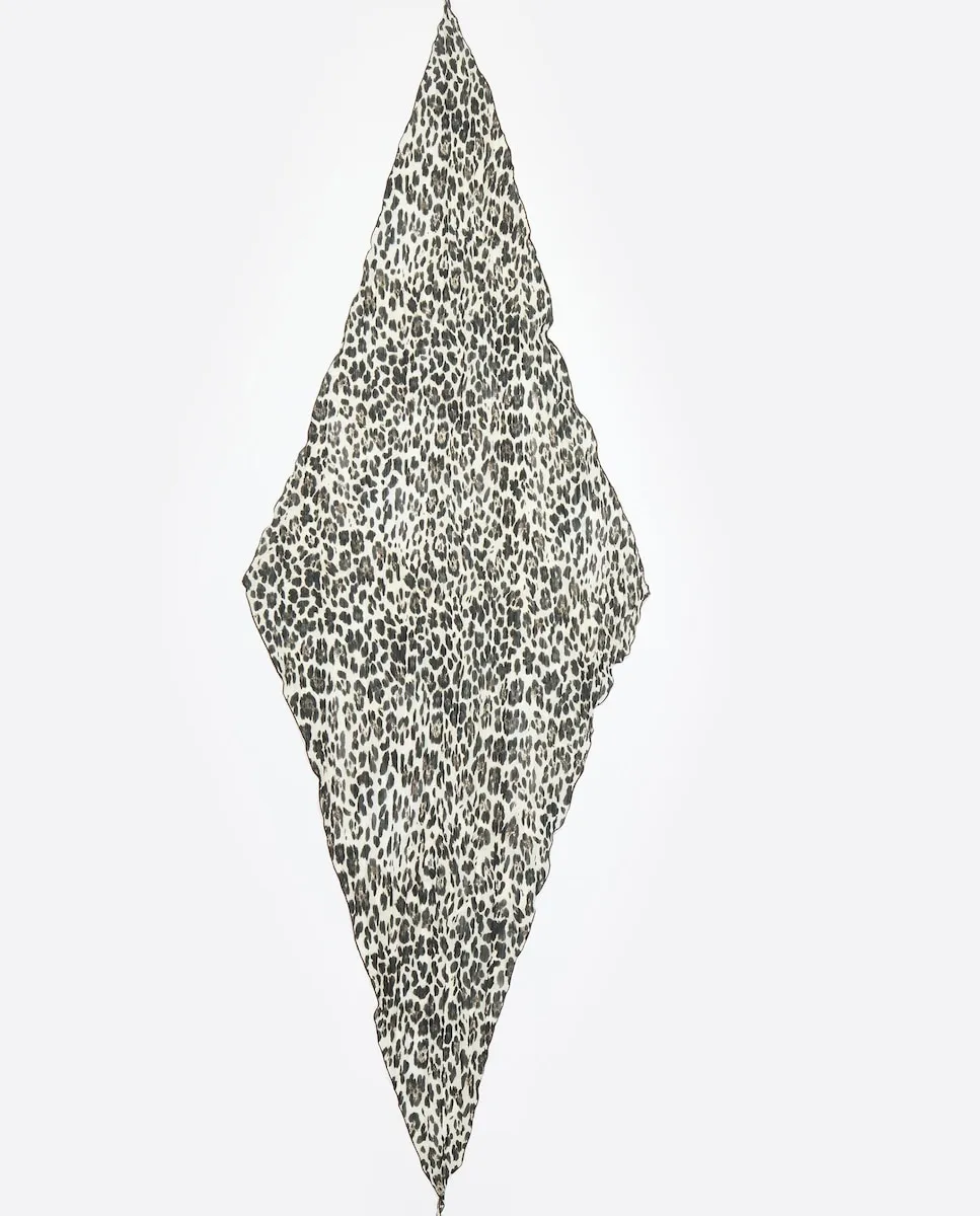 

Женский шарф с леопардовым принтом Bimba Y Lola, пастельно-розовый