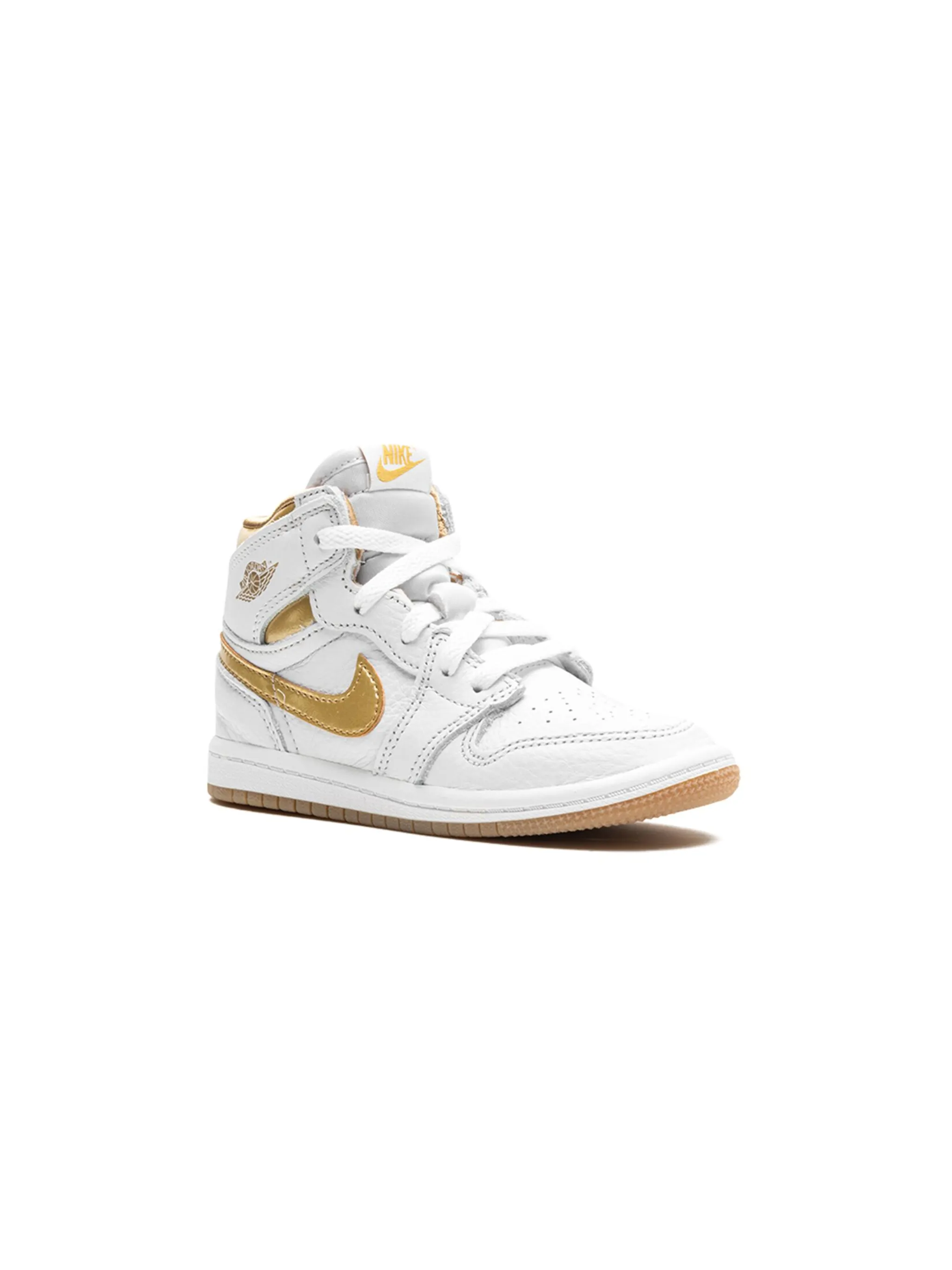 

Кроссовки Air Jordan 1 Retro High OG Metallic Jordan Kids, белый