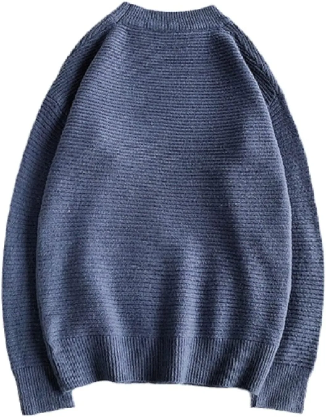 

YAROVA Мужской пуловер — тонкий свитер с круглым воротником, свободный, с длинными рукавами