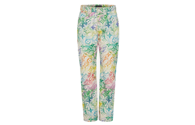 

Новые квартальные продукты LV Jeans Men Multicolor Louis Vuitton, цвет Multicolor