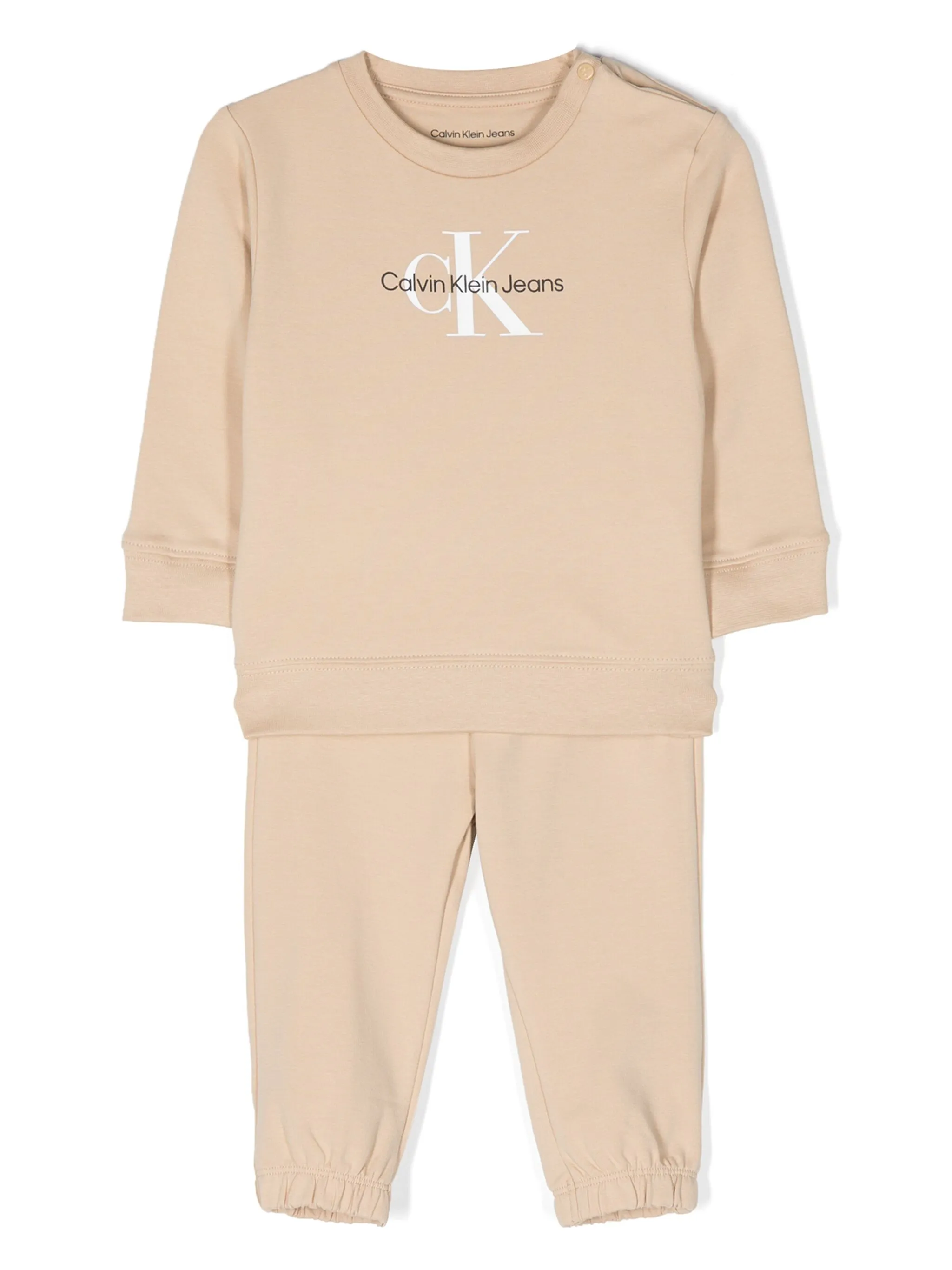 

Спортивный костюм с логотипом Calvin Klein Kids, белый