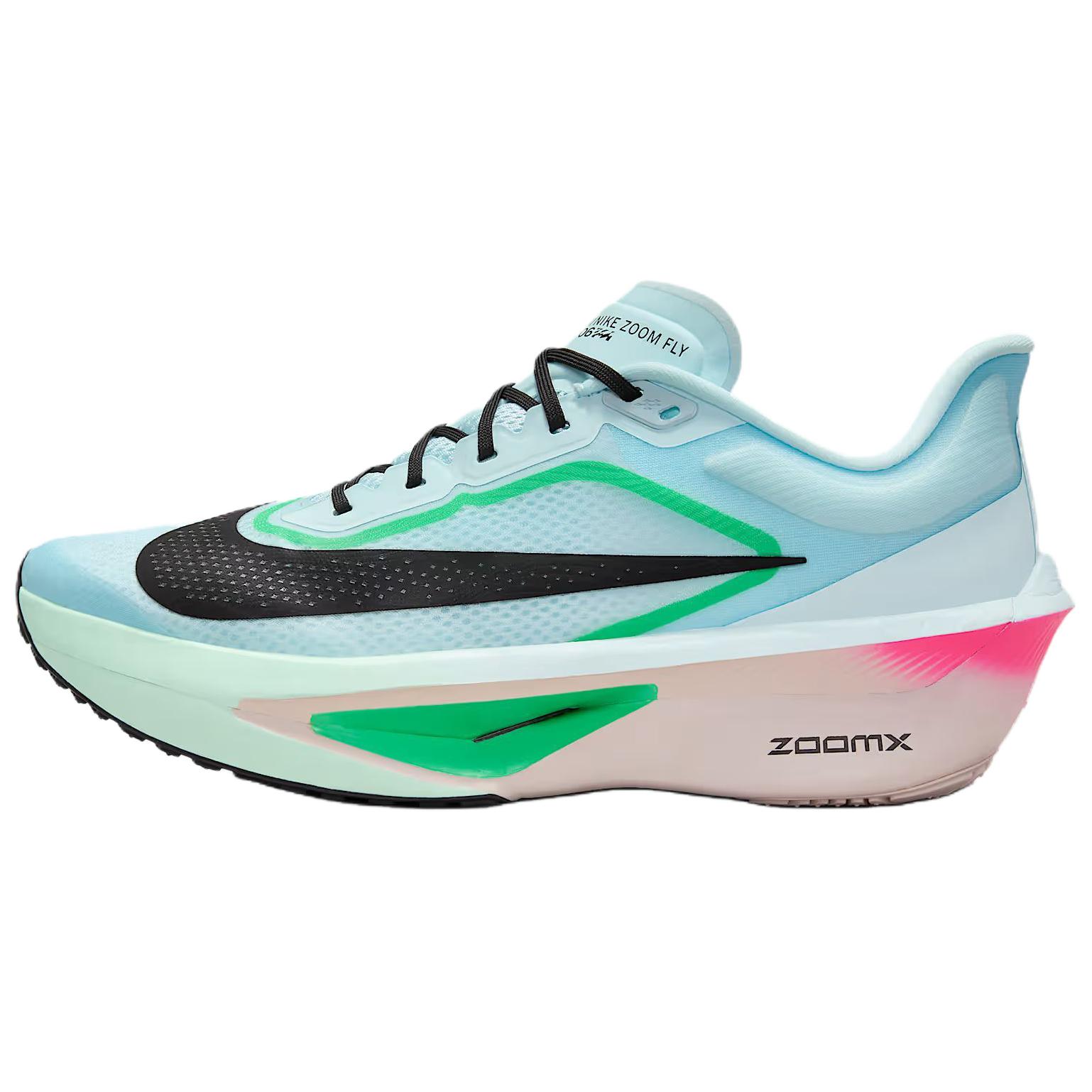 

Nike Кроссовки Zoom Fly 6 с низким верхом, устойчивые к истиранию, синие, мужские