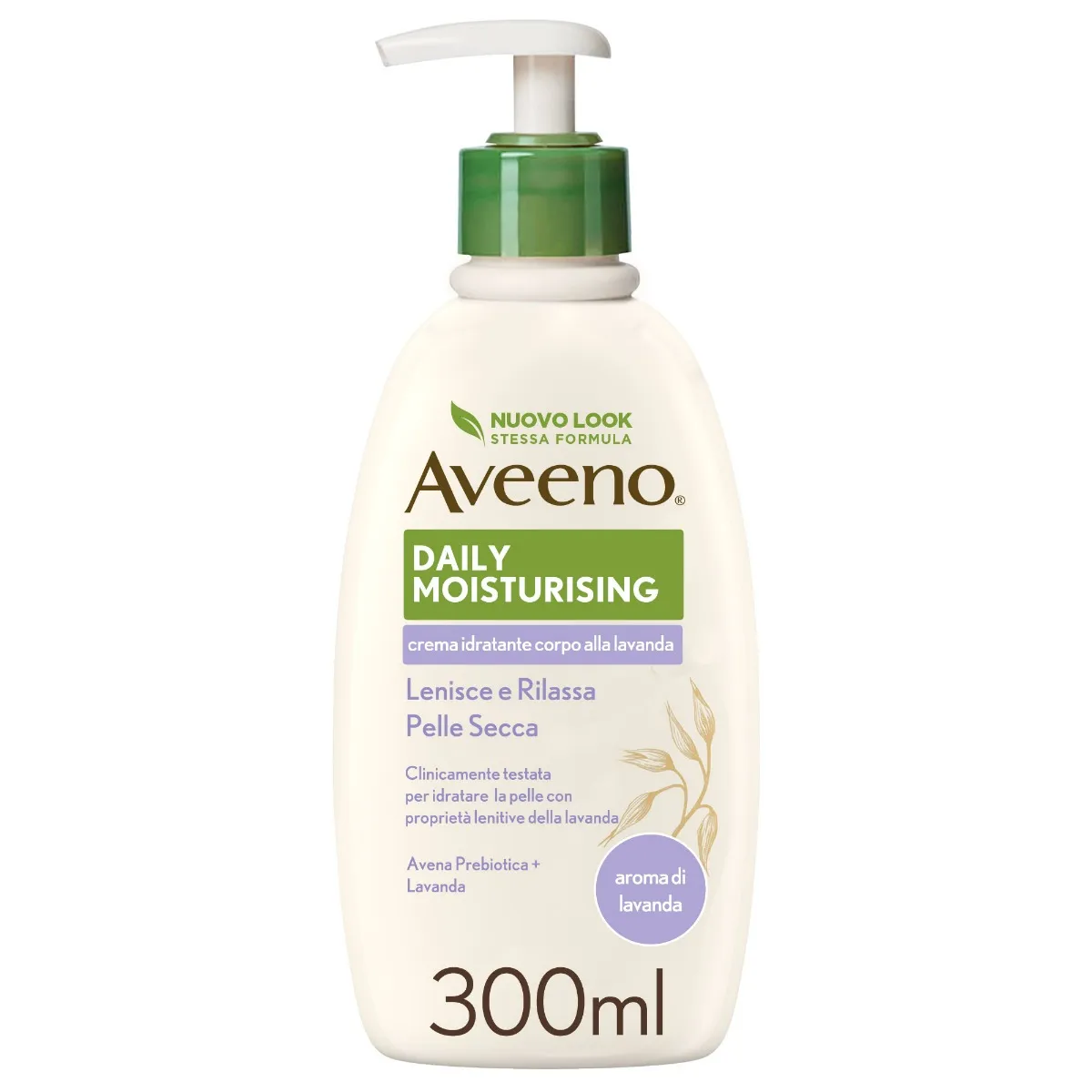 

Aveeno Daily Moisturizing Lavender Увлажняющий крем для тела 300 мл Для нормальной, сухой и чувствительной кожи