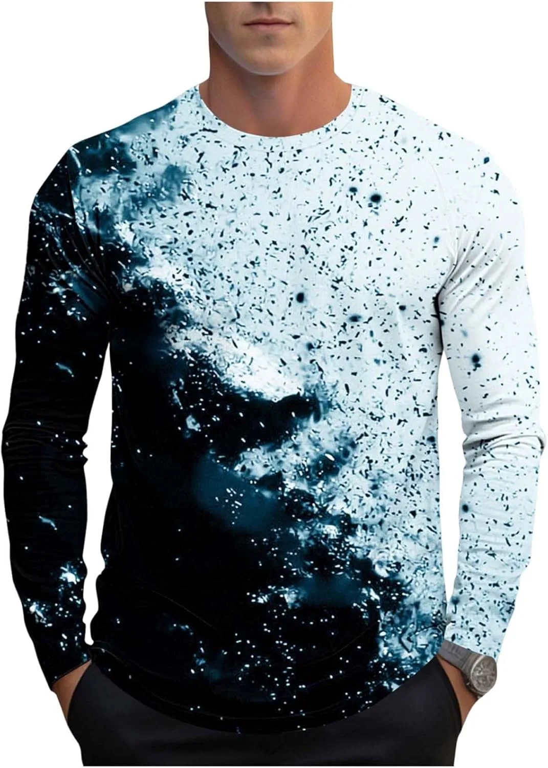 

Футболка для тренировок мужская с длинным рукавом и 3D-принтом Xiaojmake