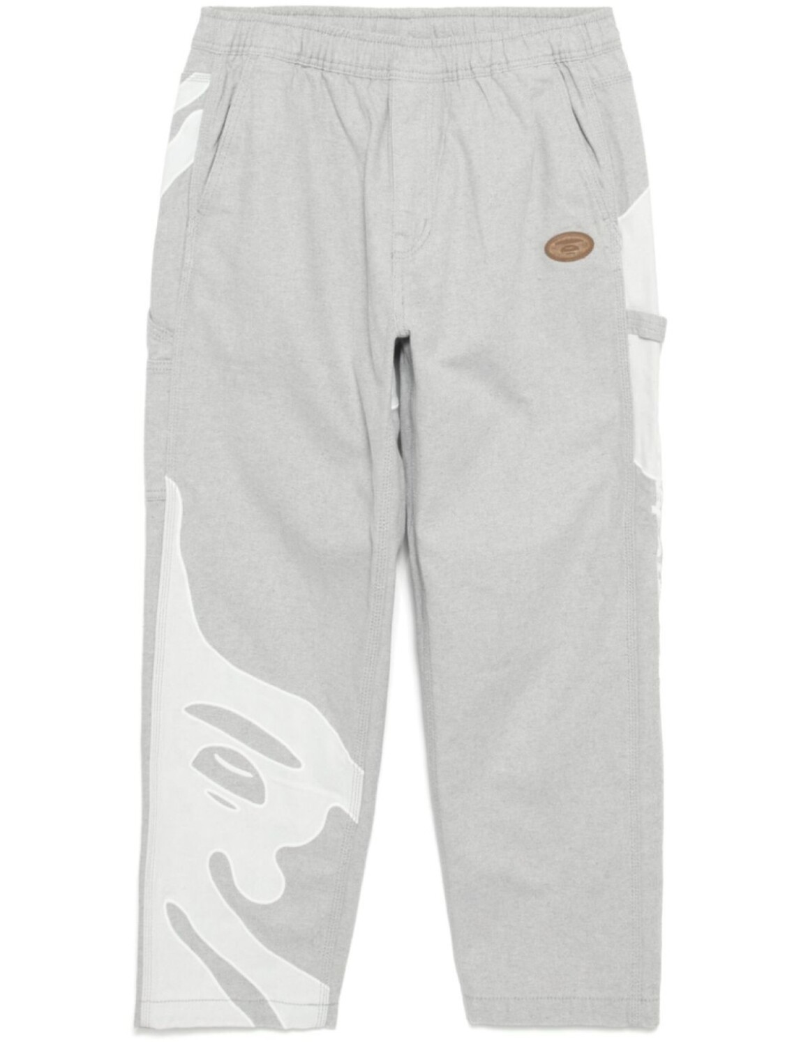 

Джинсы с логотипом Moonface AAPE BY *A BATHING APE, серый