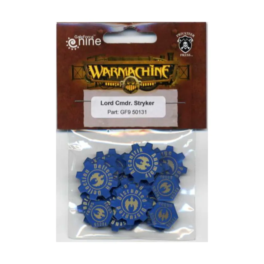 

Лорд-командующий Страйкер — Эпический, Warmachine - Warcaster Token Sets - Cygnar (Gale Force Nine)