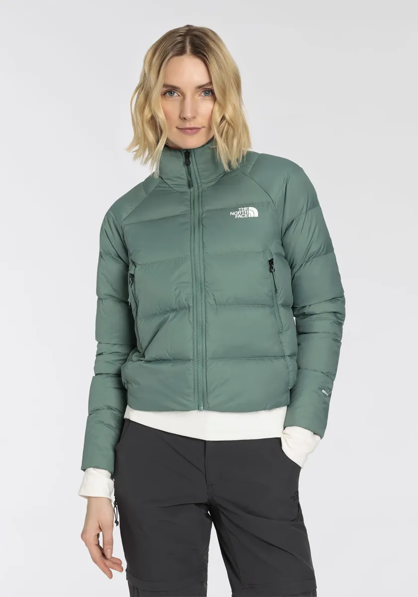 

Пуховик The North Face "W HYALITE DOWN JACKET", без капюшона, ДЫШАЩИЙ И ВОДООТТАЛКИВАЮЩИЙ, зеленый