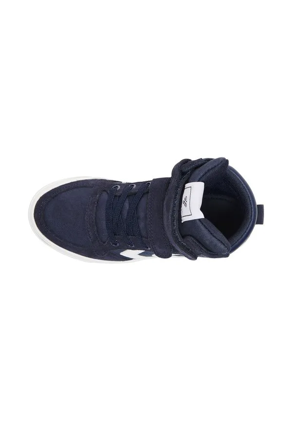 Зауженные высокие кроссовки stadil Hummel, Dress Blues — фото 3