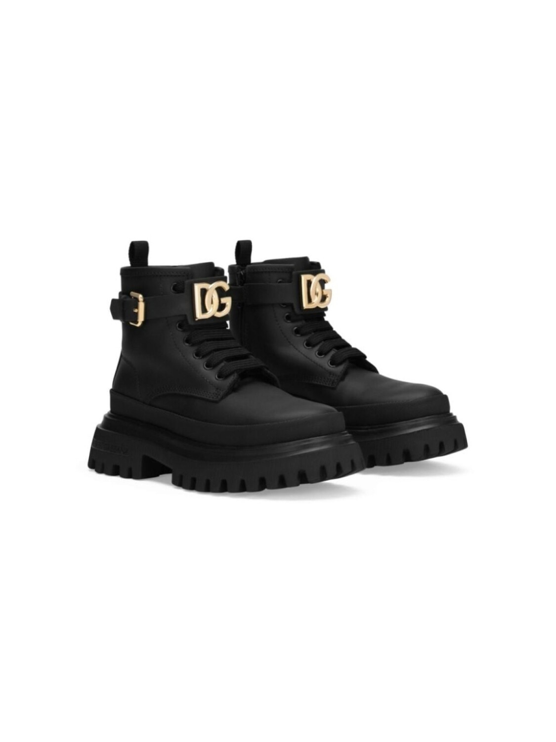 

Dolce & Gabbana Kids ботинки с логотипом, черный