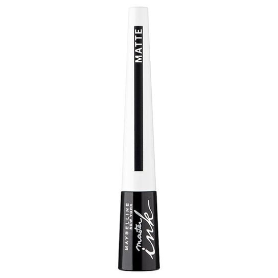 

Кисть для подводки глаз № 10 «угольно-черный», 9 г Maybelline, Master Ink Matte