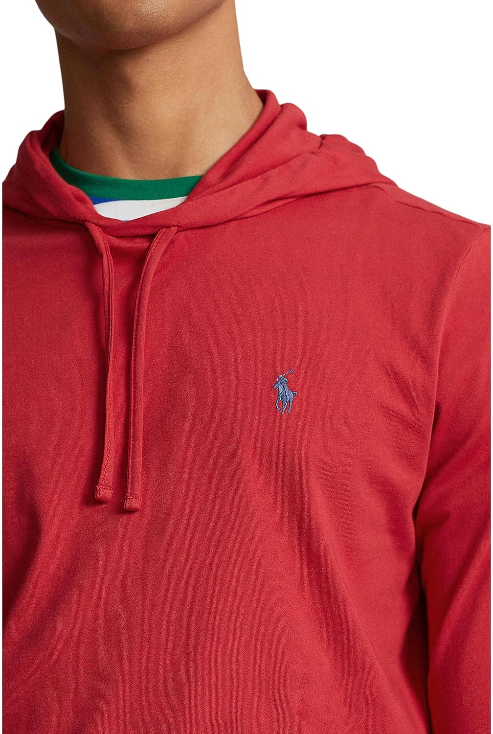 Толстовка POLO RALPH LAUREN Men's Jersey Hooded T-Shirt, Post Red — фото 3