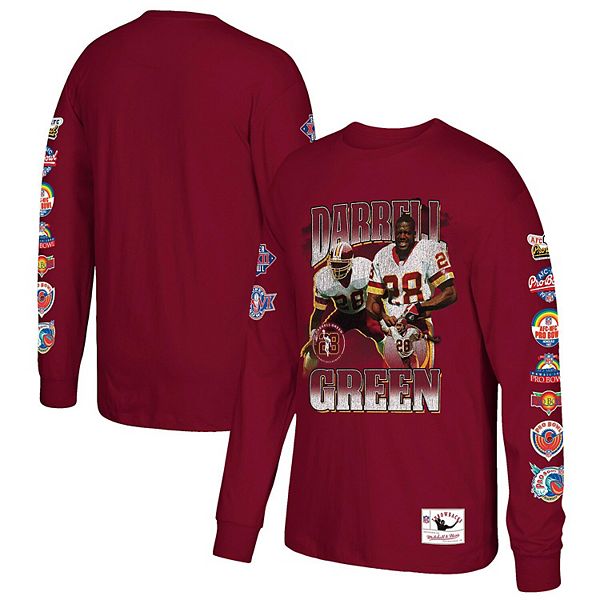 

Мужская футболка с длинным рукавом Darrell Green Washington Commanders Mitchell & Ness
